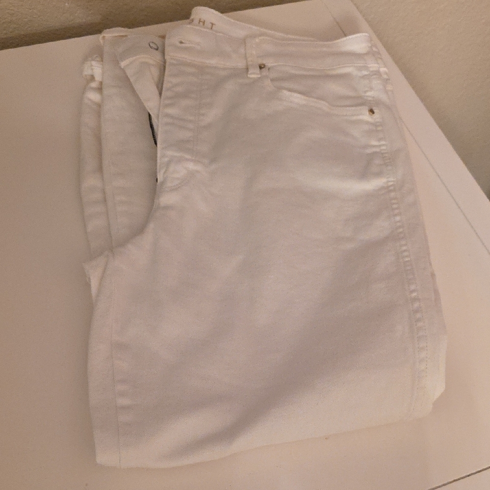 White House Black Market White Jeans
